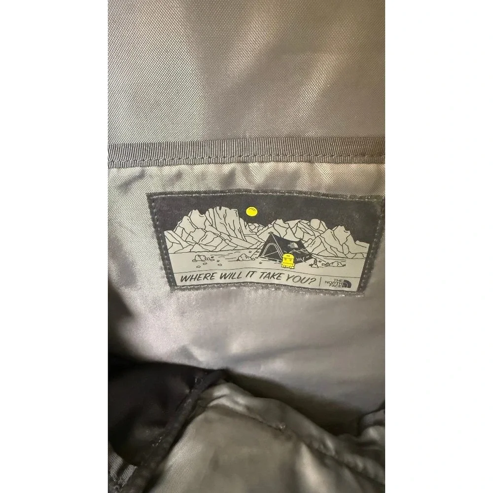 The North Face Connector Backpack Black Laptop Bag Globe Life Logo Padded